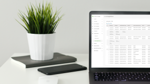 High-performance display and evaluation of booking history in the warehouse